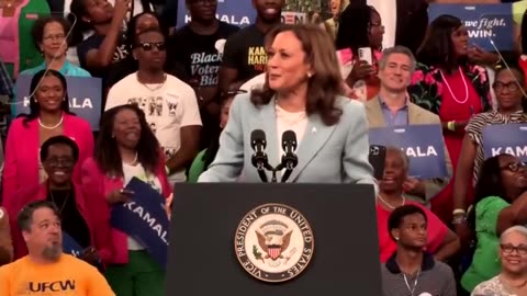 Kamala shouts out two-time loser and rabid Election Denier