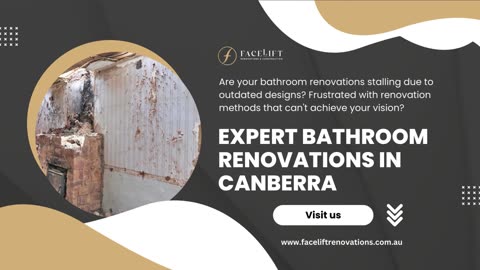 Upgrade Your Comfort with Premier Bathroom Renovations in Canberra