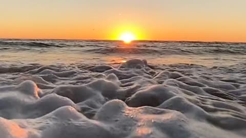 Sea Foam Coming to the Seashore