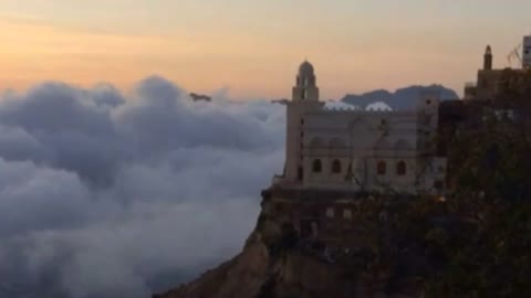 Yemeni village above the clouds