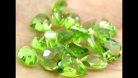 Peridot Pear Cut Tear Drop Gem Pakistan