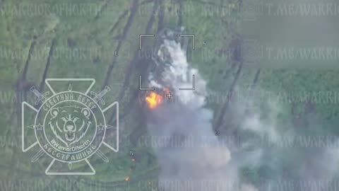 Lancet Drone Attacks a BTR-4 Armored Personnel Carrier Near Glubokoe