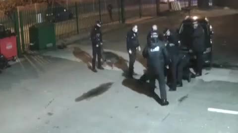 Liverpool Police beat up handcuffed man