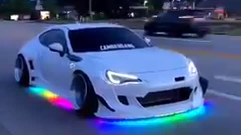 Lighting car