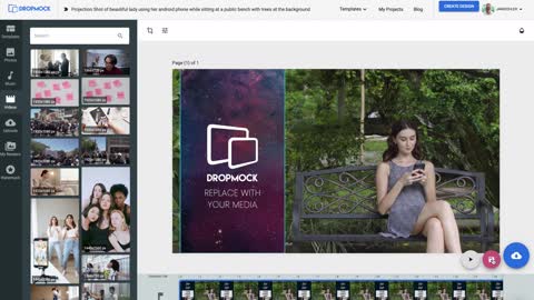 Dropmock-Video Marketing Portal-Social Media-DropMock Product Demo