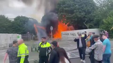 INVADER HOUSING burnt down (Dublin Ireland)!!