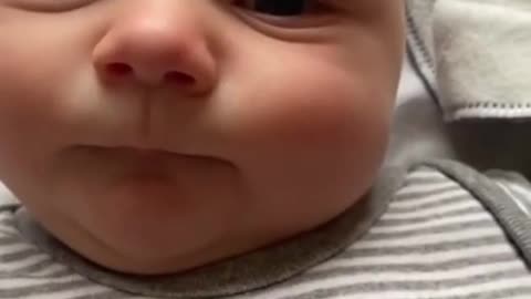 Funny confusing baby
