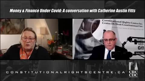 Argent et finance sous le Covid : Une conversation avec Catherine Austin Fitts (Constitutional Rights Centre) (extraits) (VOST)