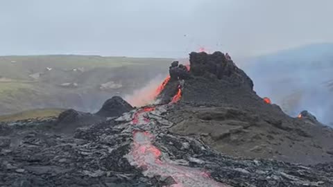 Volcanic Eruption in Geldingadalur lceland|| March 21 ,2021