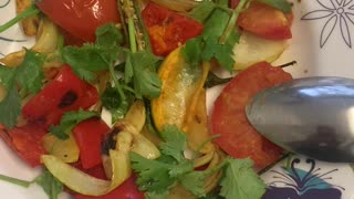Healthy vegetables stir fry