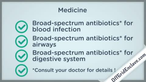 Things that should be in a OffGrid Medkit