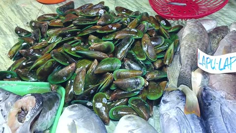 Fish market in Philippines