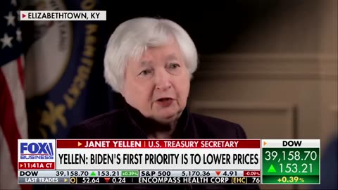 Janet Yellen: Inflation Trend Is Clearly A Favorable One, It's Biden's Top Priority