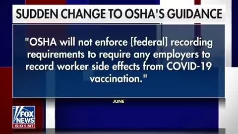 Biden has instructed OSHA to hide information about the covid 19 vaccine