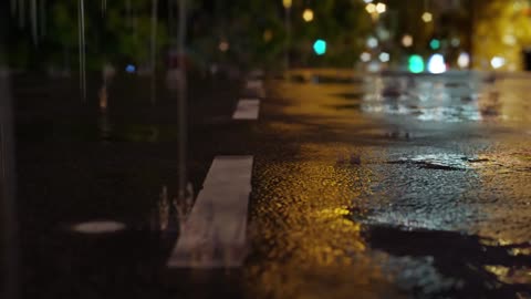 Rain Sounds for Sleeping - Sound of Heavy Rainstorm & Thunder