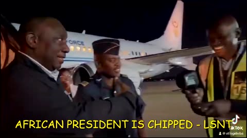 PRESIDENT OF SOUTH AFRICA CYRIL RAMAPHOSA "HAS GOT CHIPPED" BUT HAS HE REALLY?