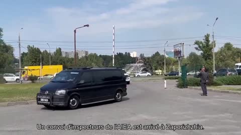 Un convoi d'inspecteurs de l'AIEA est arrivé à Zaporizhzhia.