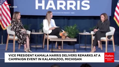 JUST IN- Vice President Kamala Harris Delivers Remarks At Campaign Event In Kalamazoo, Michigan
