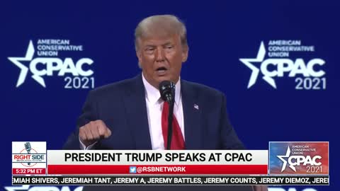 President Trump's CPAC 2021 Speech (Full - RSBN)