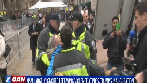 MSM largely ignored left-wing violence at President Trump's inauguration