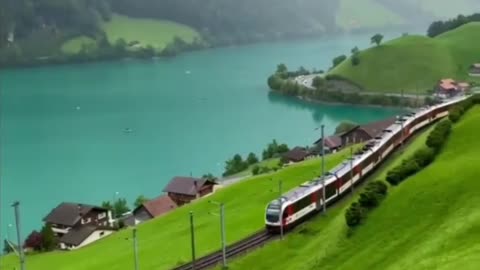 Beautiful rainy weather in Ungern, Switzerland