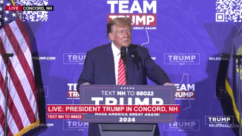 President Trump in Concord, NH