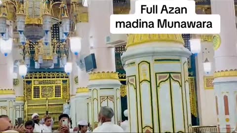 Full adhan madina munavra😍❤