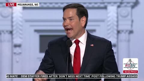 WATCH: Sen. Marco Rubio at 2024 RNC in Milwaukee, WI - 7/16/2024