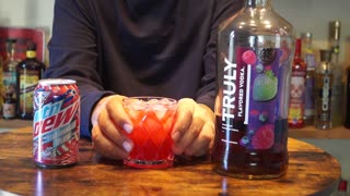 Truly Wild Berry Vodka & Mtn Dew Star Spangled Splash