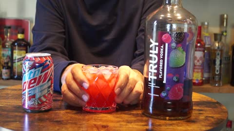 Truly Wild Berry Vodka & Mtn Dew Star Spangled Splash