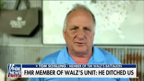 Former Member of Walz's Unit Says Walz "Ditched" Them, Sounds Off on Walz's "Stolen Valor"