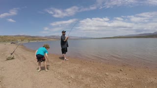 Fishing the BIGGEST LAKE in ARIZONA! (Multi Species)