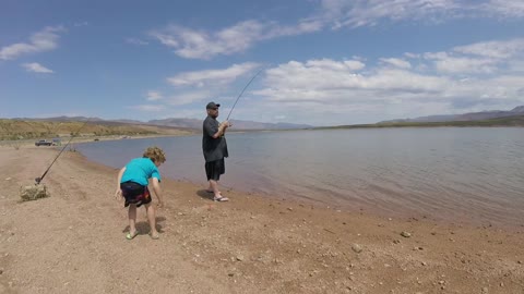 Fishing the BIGGEST LAKE in ARIZONA! (Multi Species)