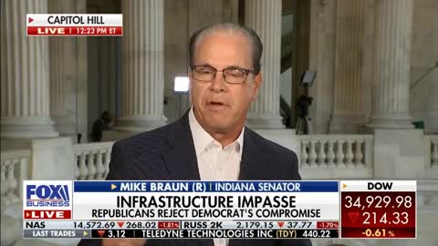GOP holds the cards on infrastructure plan: Sen. Braun