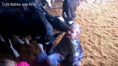 CUTEST KIDS AND ANIMALS COMPILATION