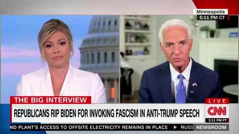 Charlie Crist: Biden Spoke from 'the Heart' When He Called Half the Country 'Semi-Fascists'