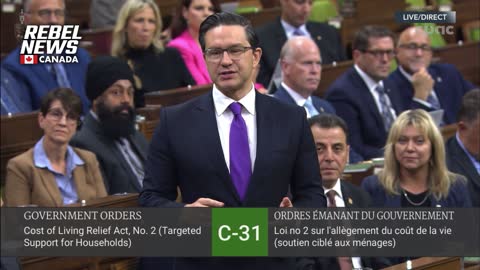 Pierre Poilievre talks inflation, taxes, energy, in House of Commons speech