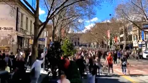 VICTORIA AUSTRALIA PROTESTS AGAINST LOCKDOWN