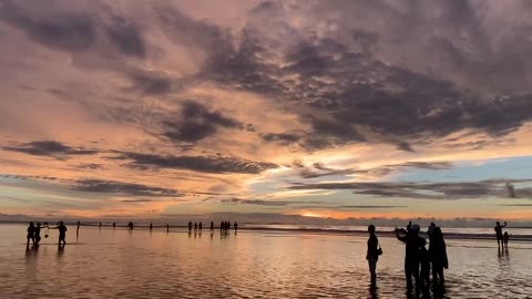 the worlds three great sunsets in malaysia tanjung aru