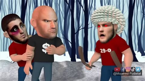 Khabib angry at Makhachev performance vs Alex #UFC #MMA #Animation