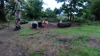 Go pro Night lapse of a wildcamp from night to day