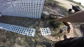 Building Garden Boxes for Vines with Delmar Wire Fencing and Plastic Lattice! Part 1