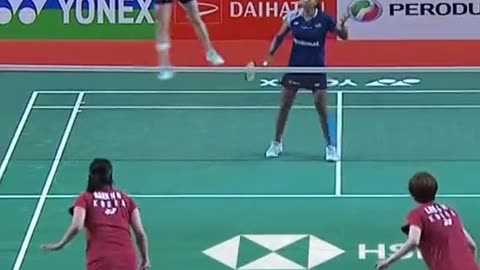 Sports - Excellent Badminton Excellent Rally between Malaysian and S. Korean Team