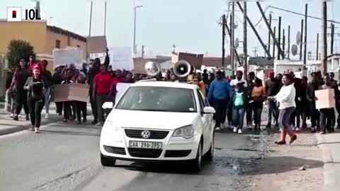 Crossroads Residents Marched to Nyanga police station in a call for justice for GDV Victims