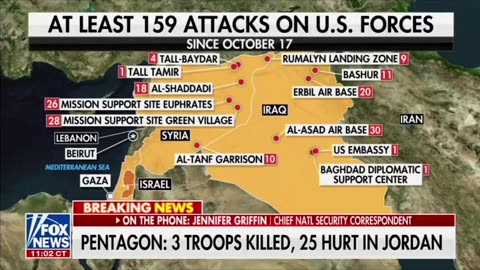 3 US Service members killed in Jordan