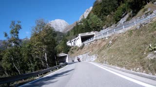 Motorcycle trip to Zoncolan Pass in Italy