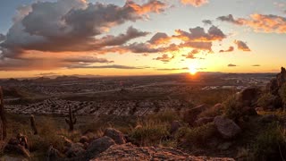 Sunset at Rose Garden Mountain