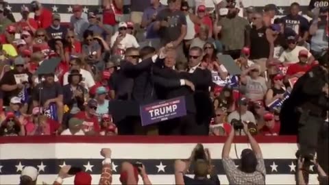 Witness captures chilling footage of gunman aiming at Trump rally