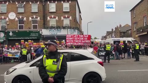 British police prepared for far-right agitators found peaceful anti-racism protesters instead