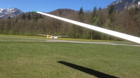 Landing in Unterwössen at dassu